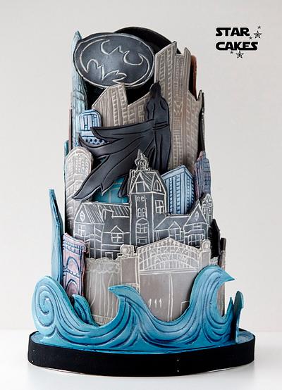 Gotham City Wedding cake - Cake by Star Cakes