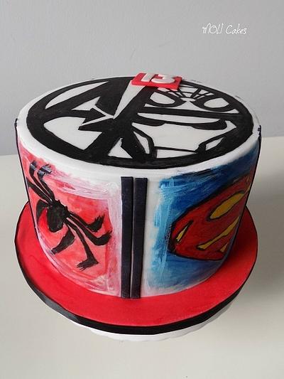 Marvel heroes - Cake by MOLI Cakes
