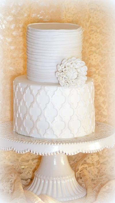 White Wedding - Cake by Sugarpatch Cakes