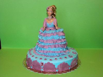 Barbie elegant cake - Cake by Marilena