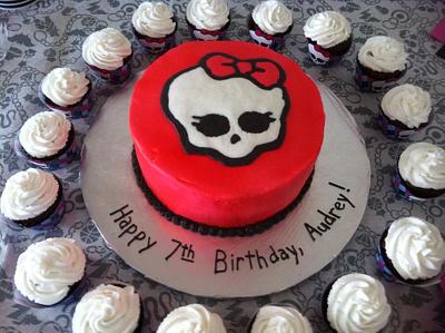 Monster High Skulette Cake - Cake by StephS