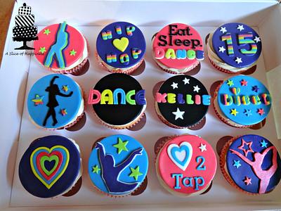 Dance Themed Cupcakes - Cake by Angela - A Slice of Happiness