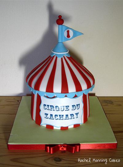 Circus Tent Cake - Cake by Rachel Manning Cakes