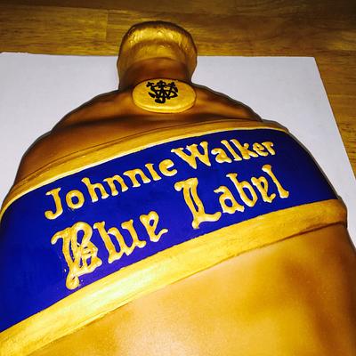 Johnnie Walker Blue Label  - Cake by ChrissysCreations