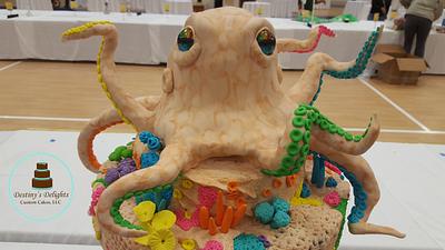 Oliver the Octopus - Cake by Anshalica Miles -Destiny's Delights Custom Cakes