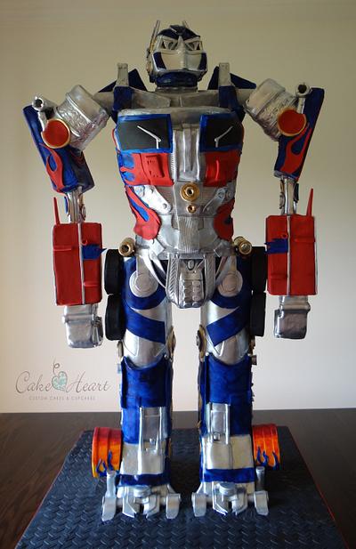 Optimus Prime - Cake by Cake Heart
