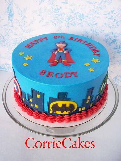 Superhero Birthday - Cake by Corrie