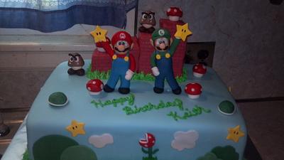Mario and Luigi - Cake by Tracie