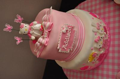 Hello Kitty Cupcake Party Cake - Cake by Donna