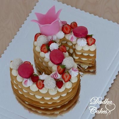 Princess alphabet cake - Cake by Dadka Cakes