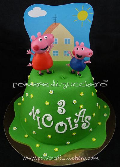 Peppa Pig & George - Cake by Paola