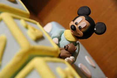 Baby Mickey cake - Cake by Bianca Marras