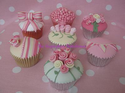 Shabby Rose Cupcake Collection - Cake by Sam Harrison
