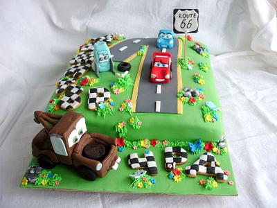 Cake a year old - "Cars" - Cake by Valeria Sotirova