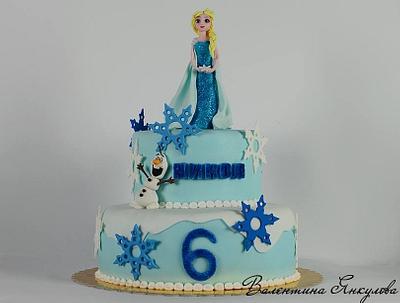 Frozen - Cake by Valentina84
