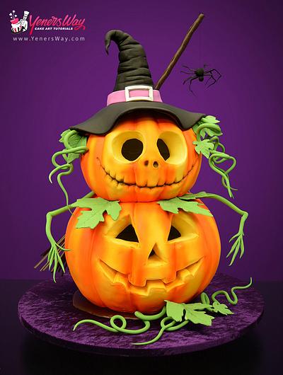 Halloween Pumpkins Cake - Cake by Serdar Yener | Yeners Way - Cake Art Tutorials