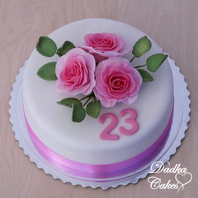 Roses cake - Cake by Dadka Cakes