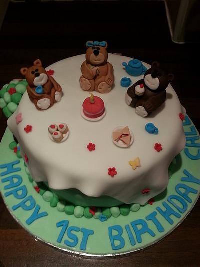 Teddy bears picnic - Cake by Lou Lou's Cakes