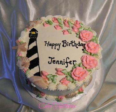 A Beach Birthday - Cake by Donna Tokazowski- Cake Hatteras, Martinsburg WV