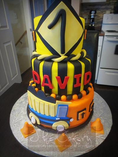 Construction cake - Cake by The Cakery 