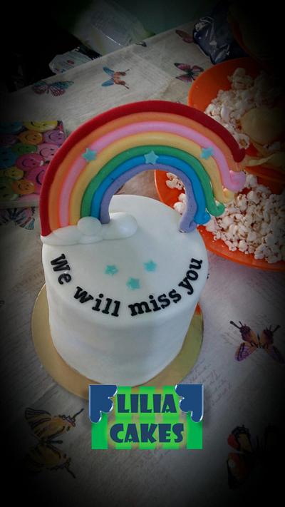 Last minut Rainbow Cake - Cake by LiliaCakes