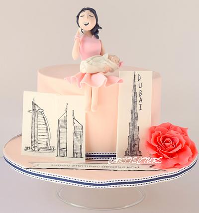 Rocking Dubai Mom - Cake by CAKITECTURE