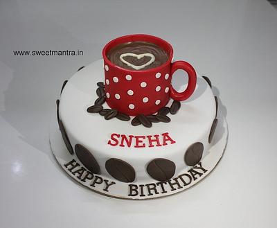 Coffee lover mug cake - Cake by Sweet Mantra Homemade Customized Cakes Pune