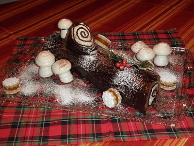 Yule Log - Cake by Artisan Confections by Ana