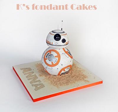 Star Wars BB-8 cake - Cake by K's fondant Cakes