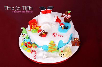 christmas north pole cake  - Cake by Time for Tiffin 