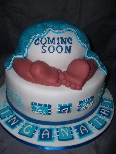 Baby Butt Baby Shower Cake - Cake by Willene Clair Venter