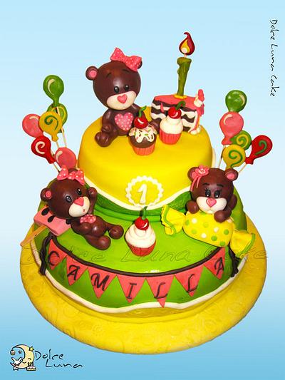 sweet teddy cake - Cake by luana