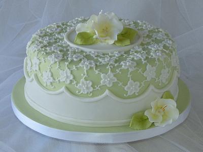 Lace cake - Cake by CakeHeaven by Marlene