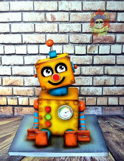 Robbie the Robot - Cake by Karen Keaney