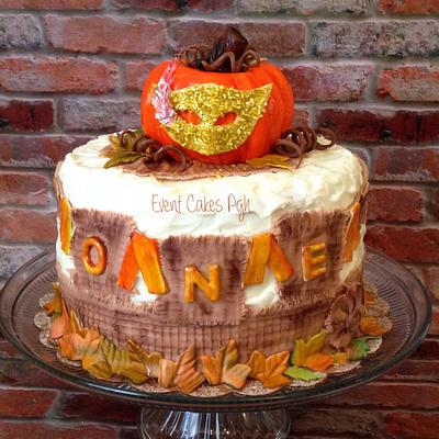 Pumpkin Masquerade  - Cake by Cakesburgh (Brandi Hugar)