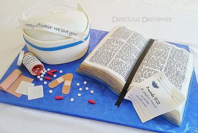 Nurse and Pastor Cake - Cake by DeliciousDeliveries