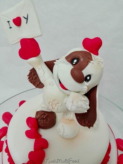 S Valentino cake topper  - Cake by Donatella Bussacchetti