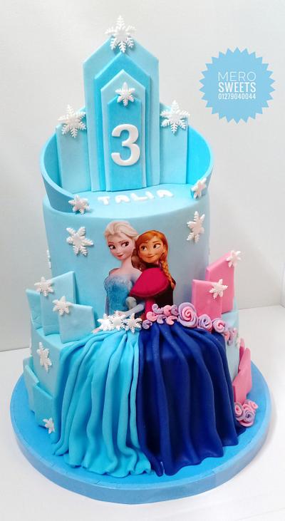 Frozen cake  - Cake by Meroosweets