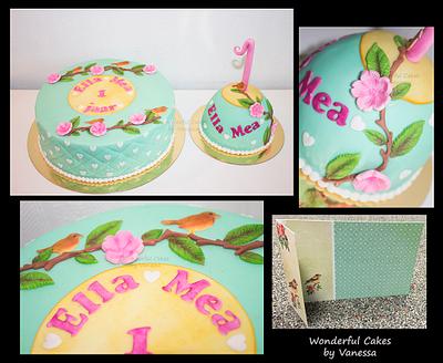 Sweet vintage cake - Cake by Vanessa
