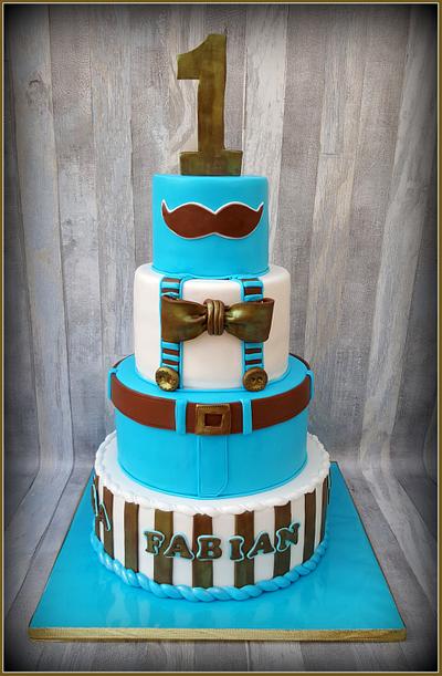 Mustache cake - Cake by Sam & Nel's Taarten