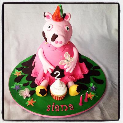 Peppa Pig birthday cake - Cake by Effie