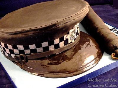 Met Police Hat - Cake by Mother and Me Creative Cakes