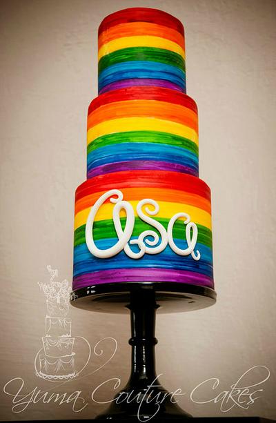 Over the rainbow! - Cake by Jamie Hoffman