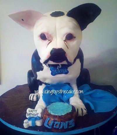 Dexter the Boston Terrier Mix - Cake by Icingtopsthecake