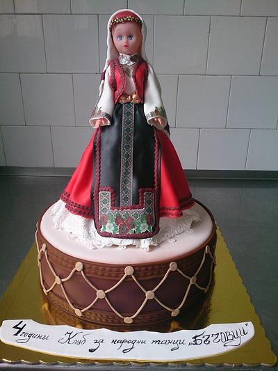 Bulgarian girl - Cake by BorislavaHristova