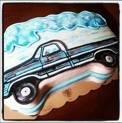 Old Rusty Truck Groom's Cake - Cake by Jennifer's Edible Creations