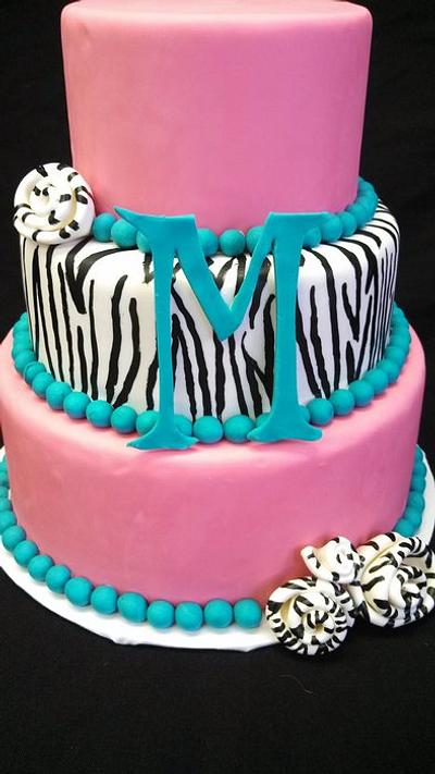 Zebra - Cake by Elyse Rosati