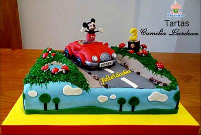 MICKEY MOUSE CAKE for PEDRO - Cake by Camelia