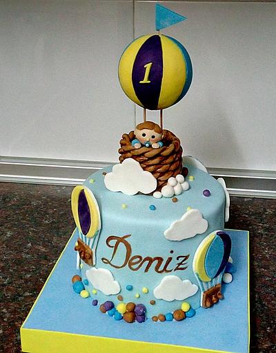 TARTA 1ºCUMPLEAÑOS DENIZ - Cake by Camelia