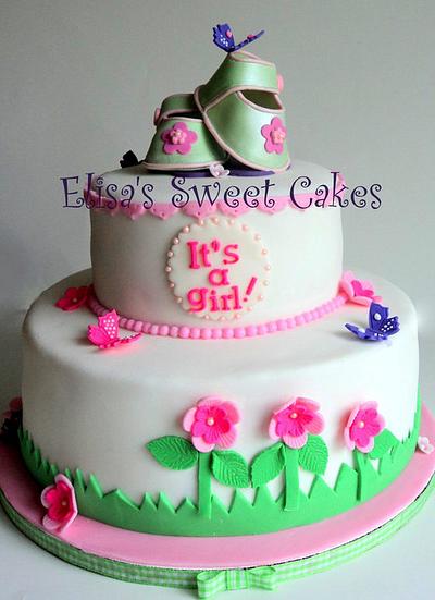 Baby shower Cake  - Cake by Elisa's Sweet Cakes